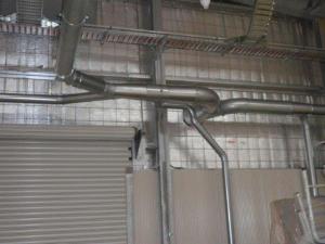 A dust control extraction system in South Australia